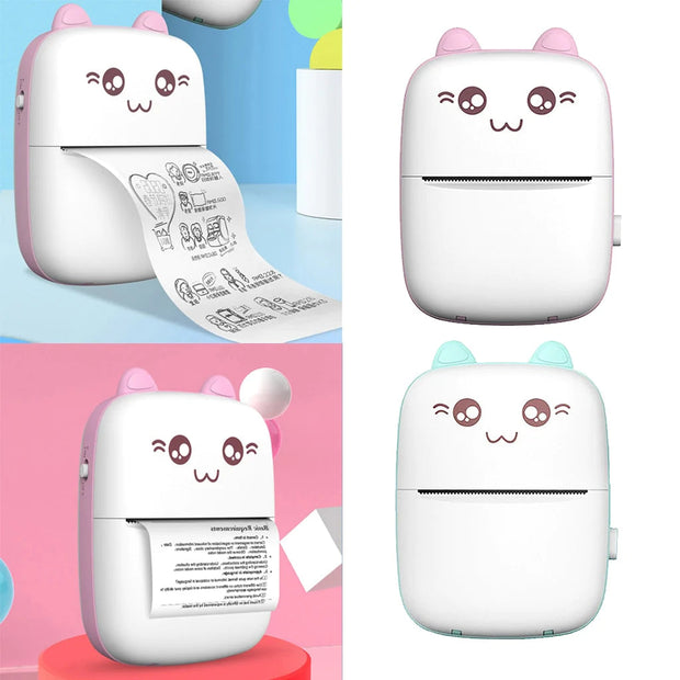 Mini Printer Portable Mini Bluetooth Wifi New Wrong Printer Mobile Phone Photo Title Note Hot Print Pocket Student Error Label Printer