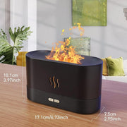 Usb-Powered Flame Simulation Humidifier - Perfect Summer Gift, Aroma Diffuser & Air Humidifier for Aromatherapy