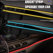 car-interior RGB LED Light Strip Ambient Neon Invisible Light USB Fiber Optic Atmosphere Lamp Support APP Control