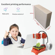 Mini 3D Printer, 1 Set US Plug High-Precision Smart Printing Machine with TF Card & PLA Filament, 3D Printer for Beginners