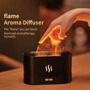 Usb-Powered Flame Simulation Humidifier - Perfect Summer Gift, Aroma Diffuser & Air Humidifier for Aromatherapy