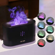 Usb-Powered Flame Simulation Humidifier - Perfect Summer Gift, Aroma Diffuser & Air Humidifier for Aromatherapy